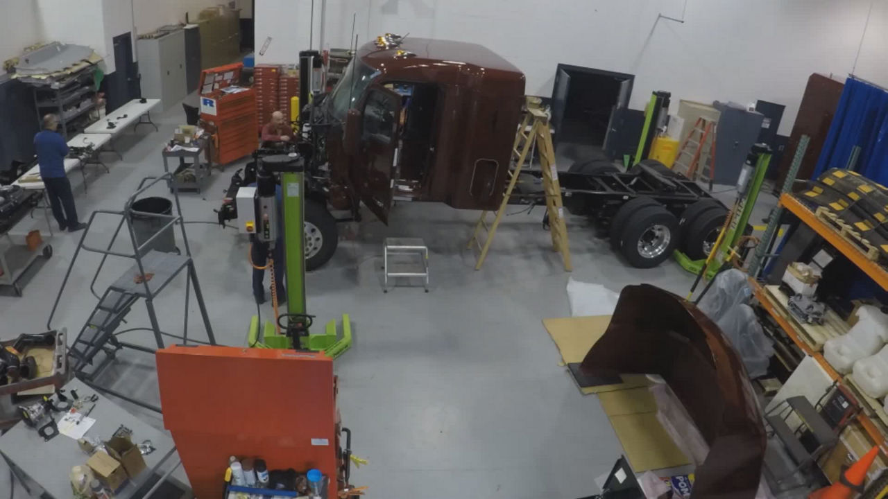 Fuel Cell Heavy Truck Build Time-lapse