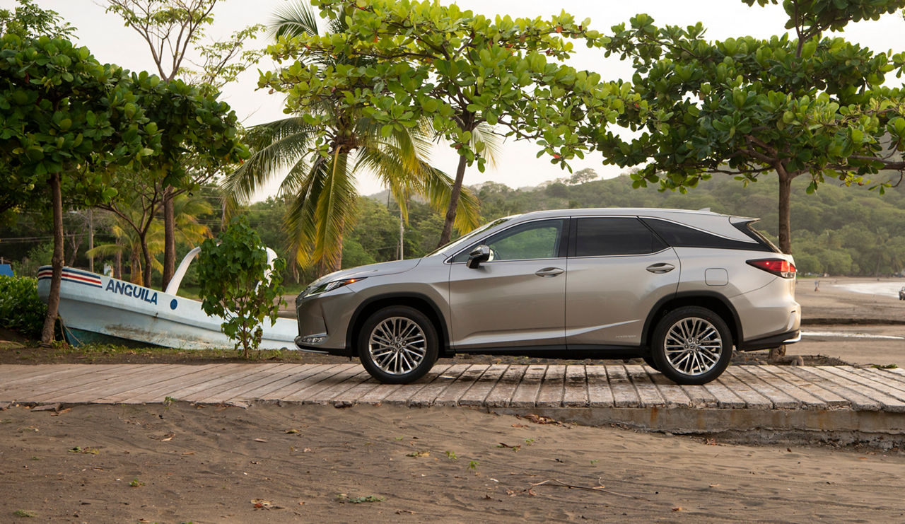2020 Lexus RX450 H 3row Atomic Silver Noble Brown MC 02