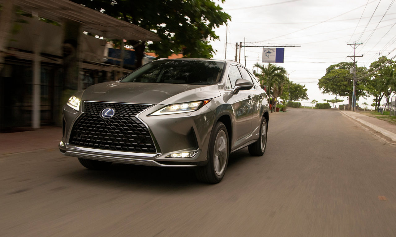 2020 Lexus RX450 H 3row Atomic Silver Noble Brown MC 13