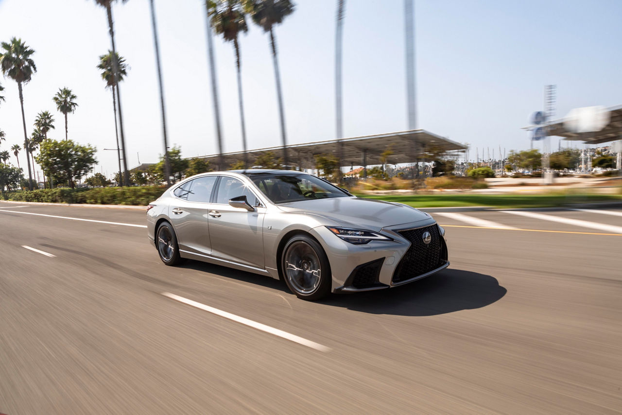 2021 Lexus LS 500 F Sport Atomic Silver 008