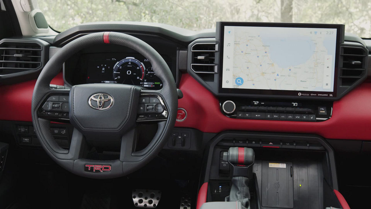 2022 Toyota Tundra TRD Pro Interior B ROLL