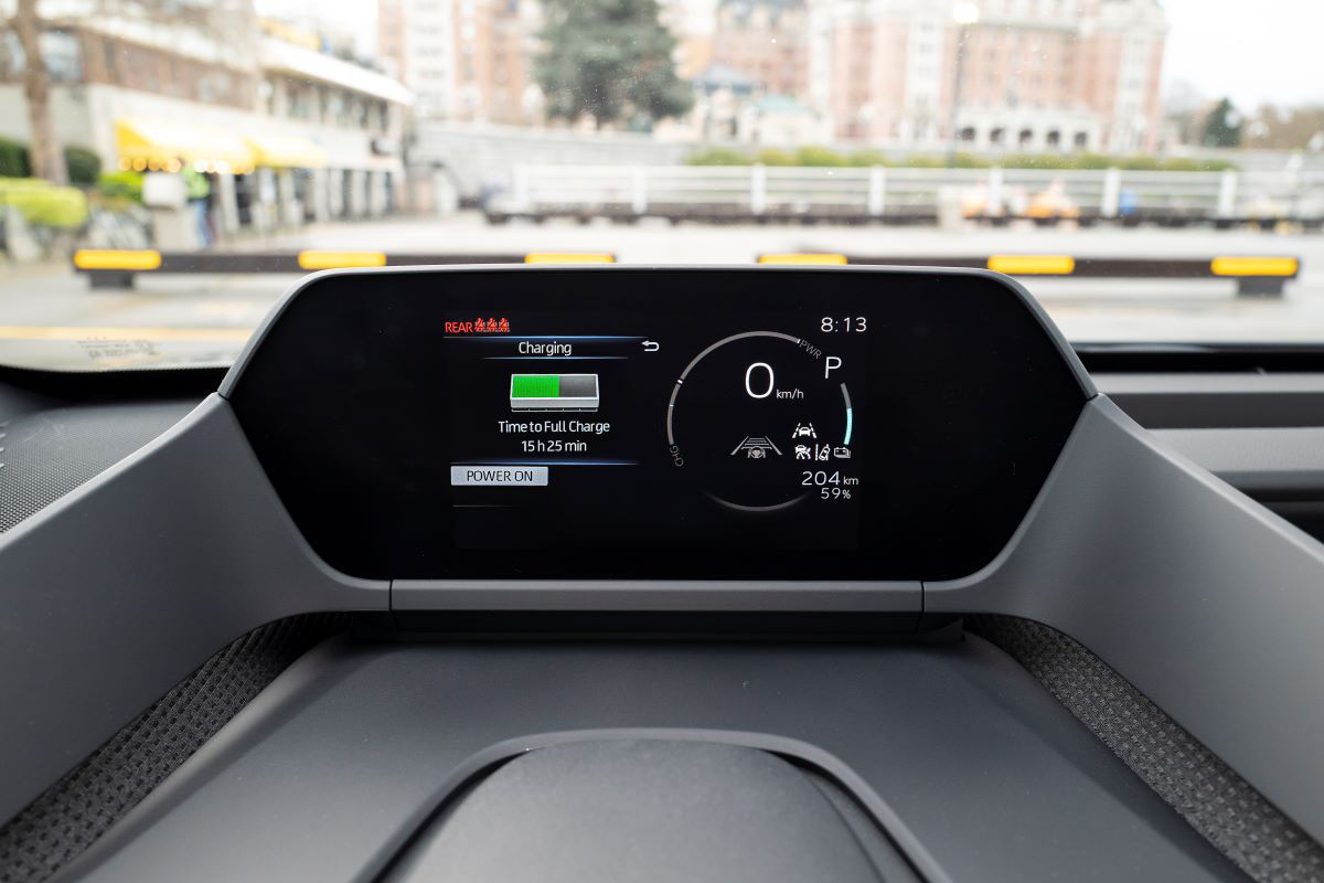 Toyota bZ4X EV Charging Display