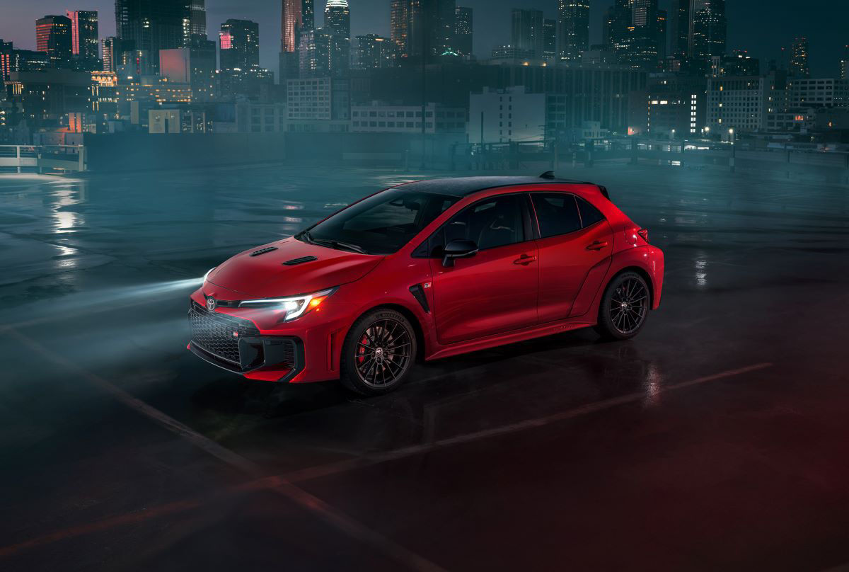 2025 GR Corolla Premium AT in Supersonic Red