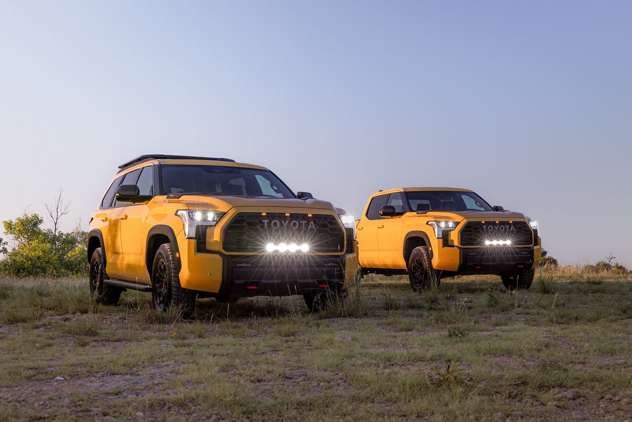 2027 Toyota TRD Pro Trucks B-roll