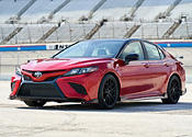 2020 Toyota Camry TRD Supersonic Red Midnight Roof 031