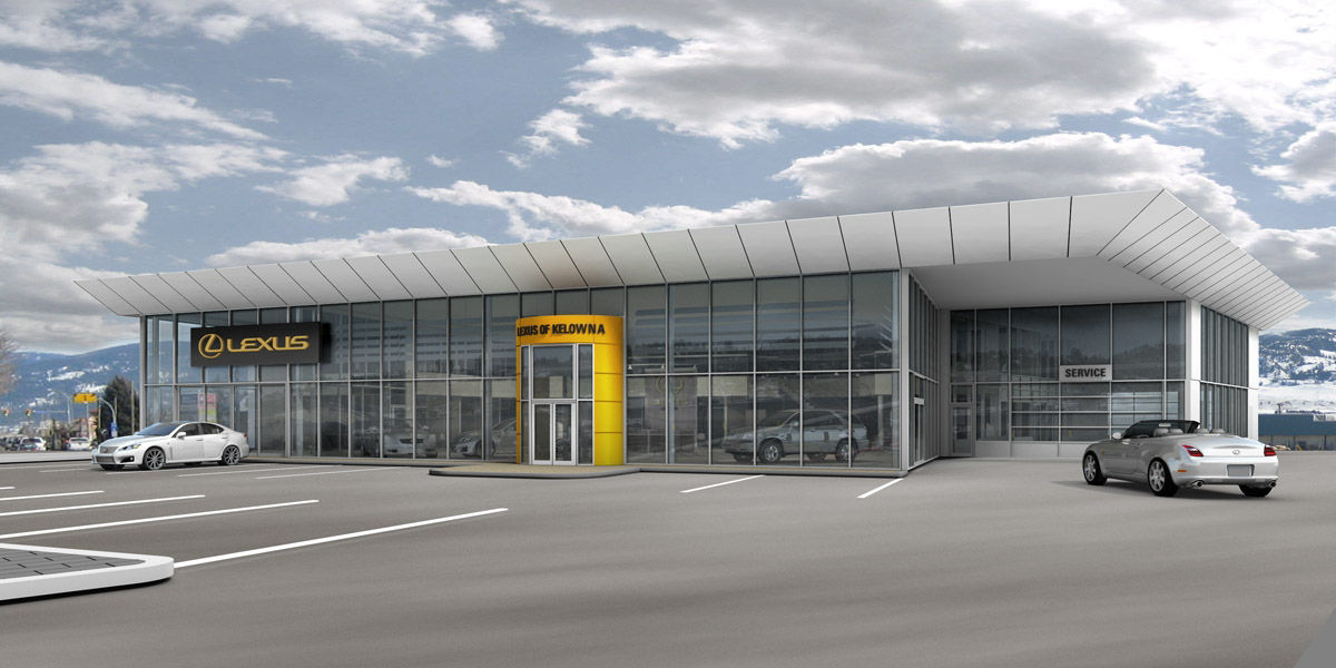 Lexus of Kelowna Rendering
