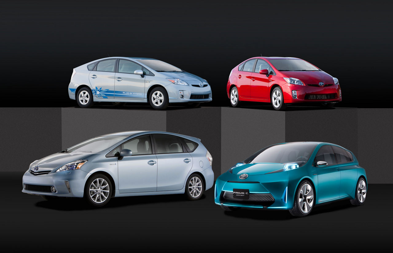 Meet the Toyota Prius Family All new 2012 Toyota Prius v makes