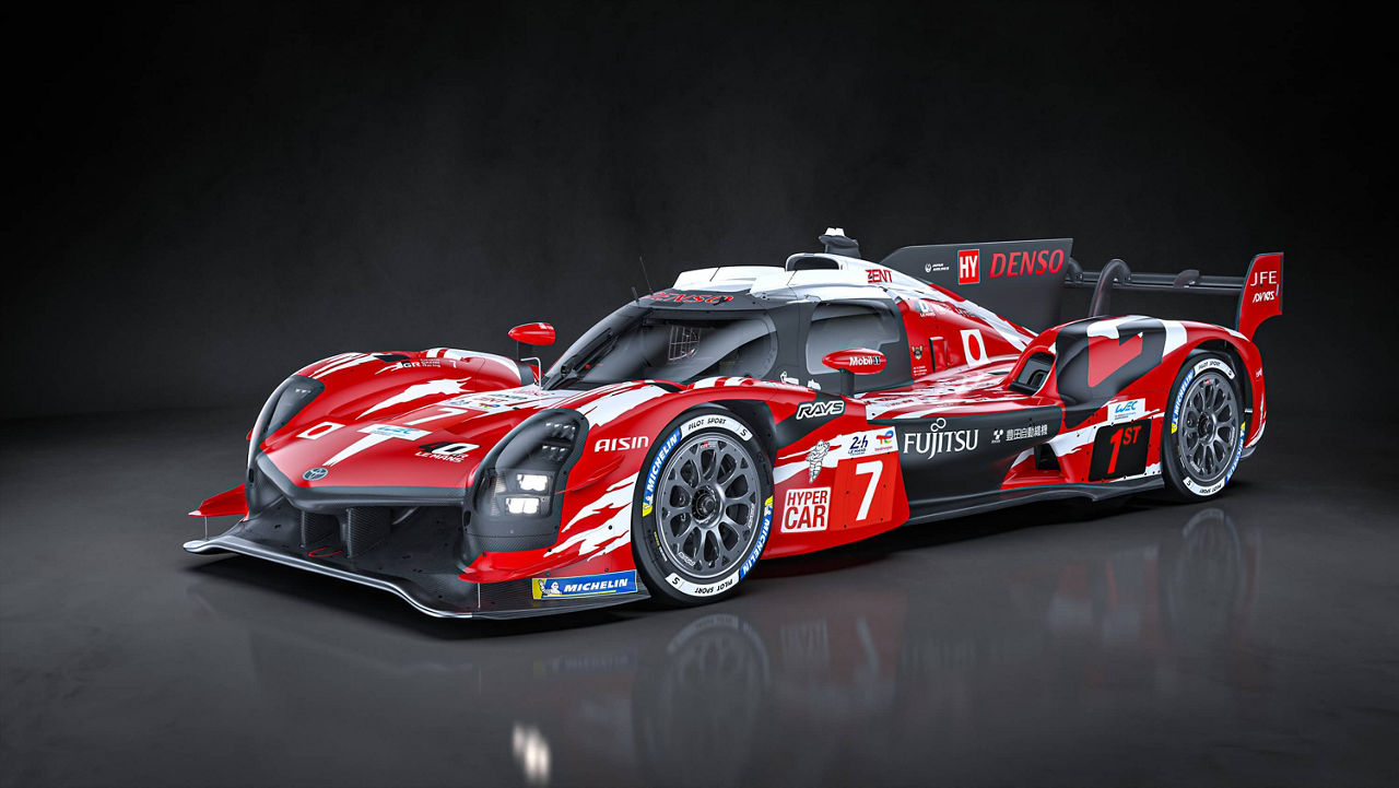 Poster Toyota Gazoo Racing – 40 Ans Des 24 Heures Du Mans, édition 2025