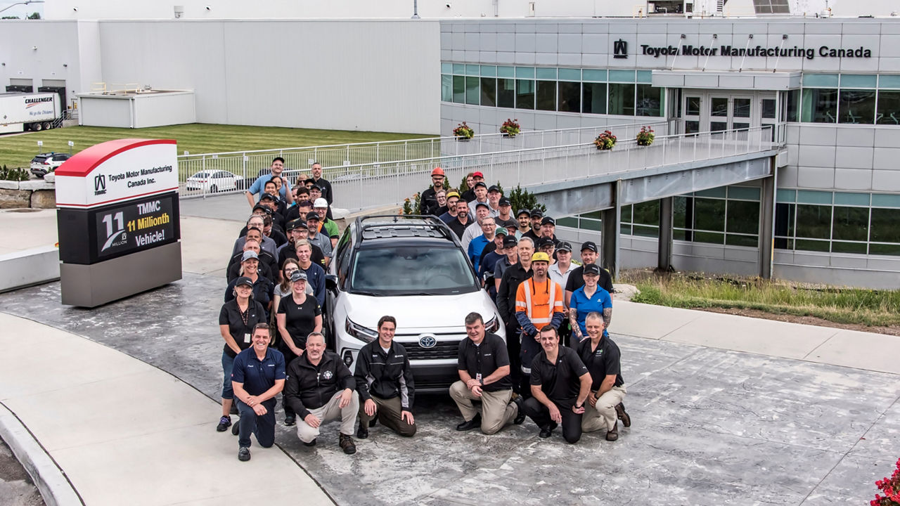 TMMC 11 millionth vehicle RAV4 Woodland