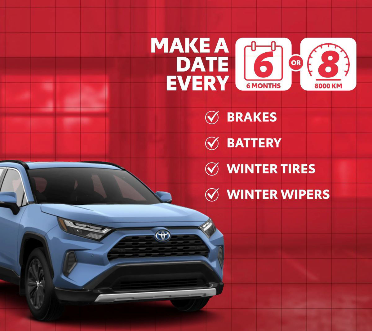 Toyota Genuine Parts Maintenance Banner