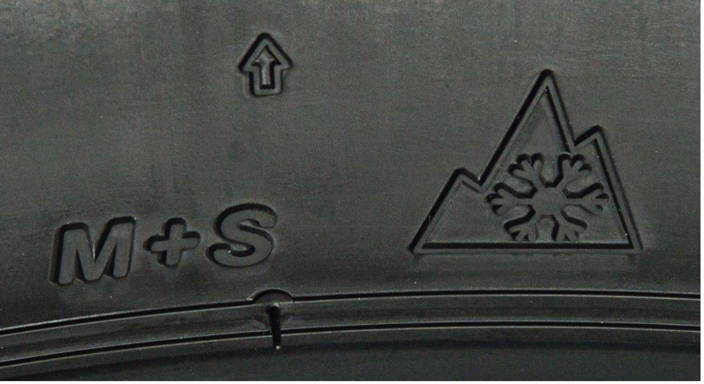 winter tires closeup detail