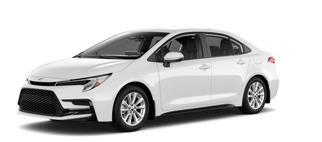2027 Toyota Corolla SE CVT; representative model photograph, finish may vary