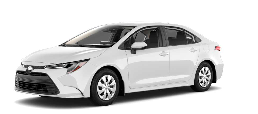 2027 Toyota Corolla L CVT; representative model photograph, finish may vary
