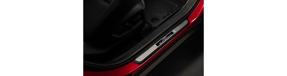 Front Illuminated Door Sill Protectors — Toyota C4016