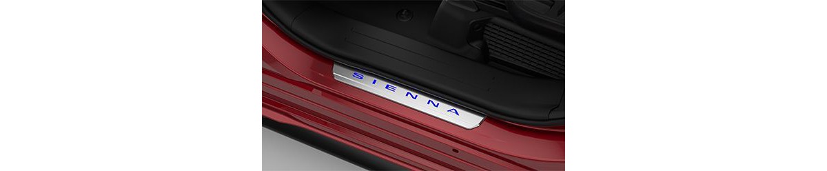 Front Illuminated Door Sill Protectors — Toyota C4716
