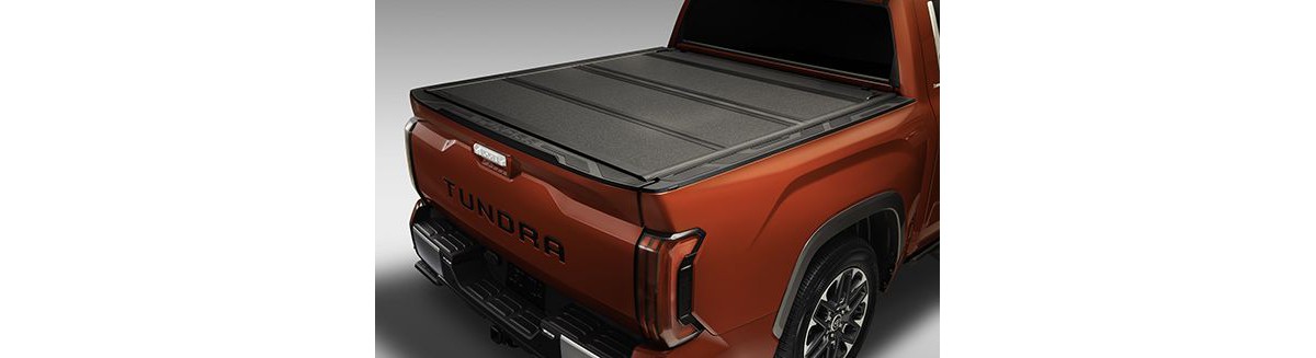 Hard Tri-Fold Tonneau Cover — Genuine Toyota Accessory (C9355