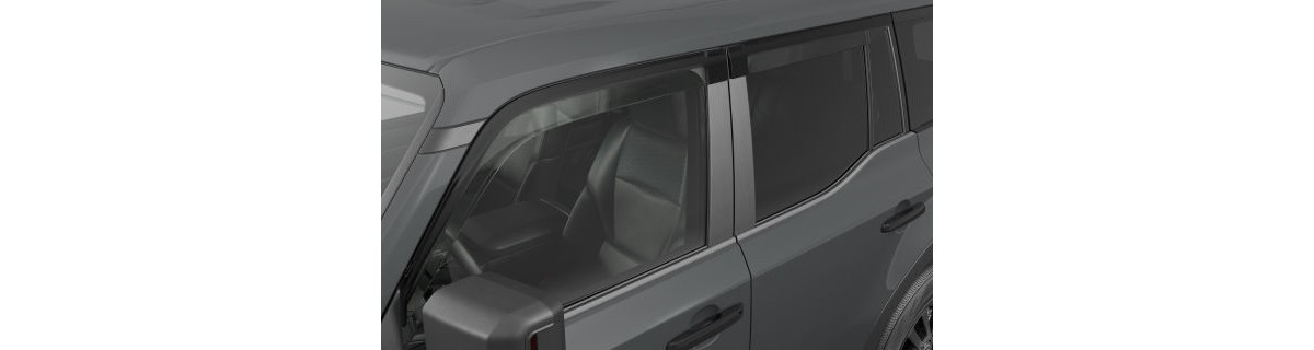 Déflecteurs de glaces latérales — Toyota D4154