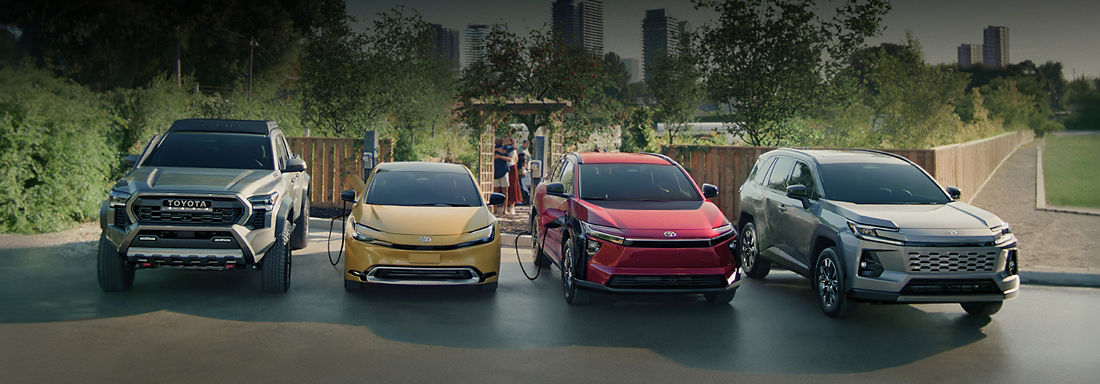 Toyota Canada electrified vehicle lineup