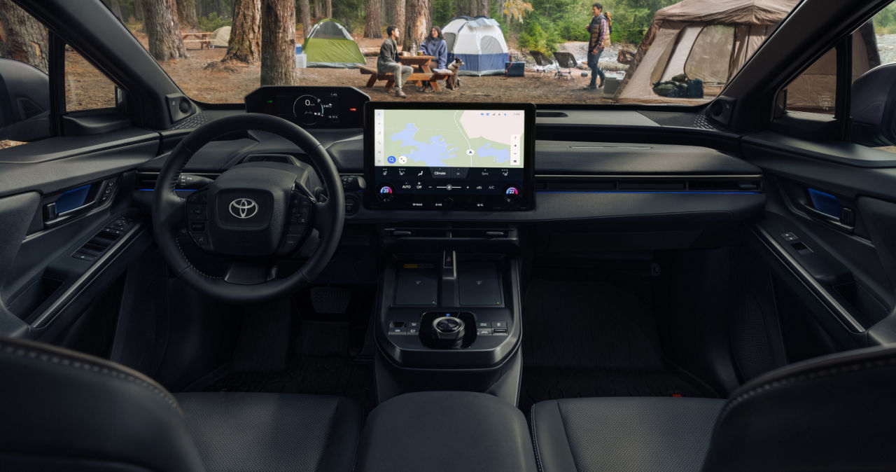 Caract Ristiques Autonomie Du Toyota BZ Woodland 2026 Toyota Features 2026 Technology Bz Woodland Navigation Screen L